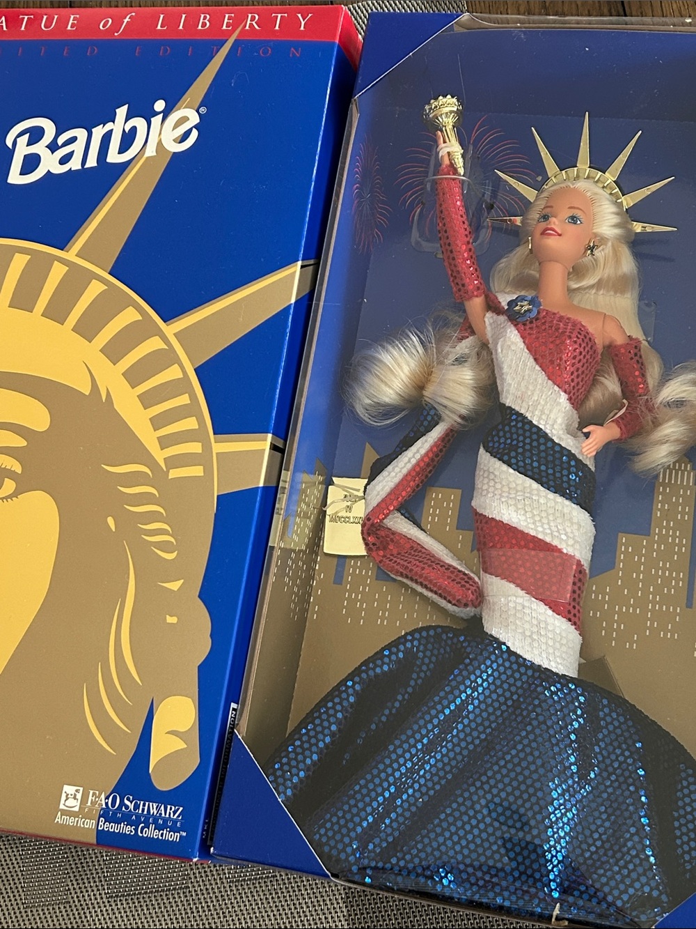 Barbie Statue of Liberty